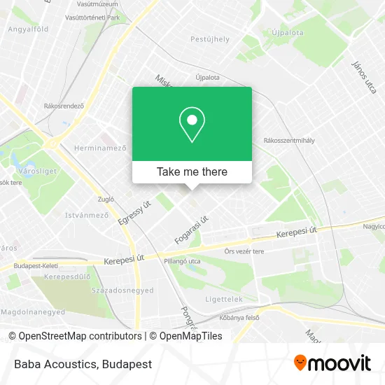 Baba Acoustics map