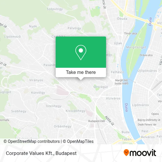 Corporate Values Kft. map