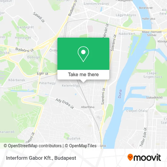 Interform Gabor Kft. map