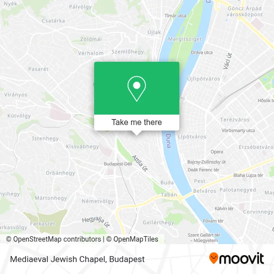Mediaeval Jewish Chapel map