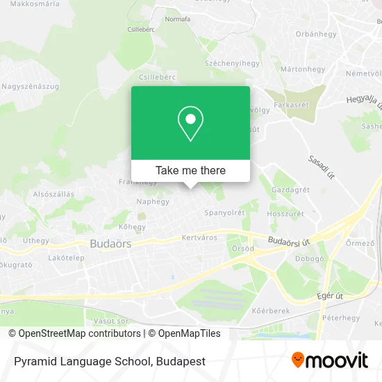Pyramid Language School map