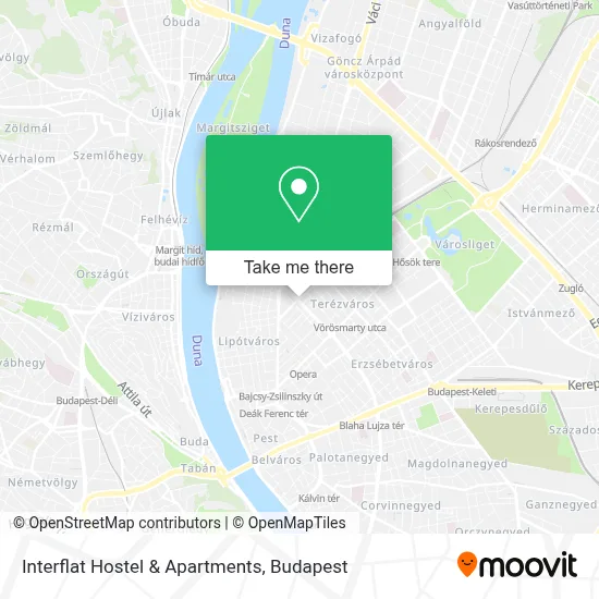 Interflat Hostel & Apartments map