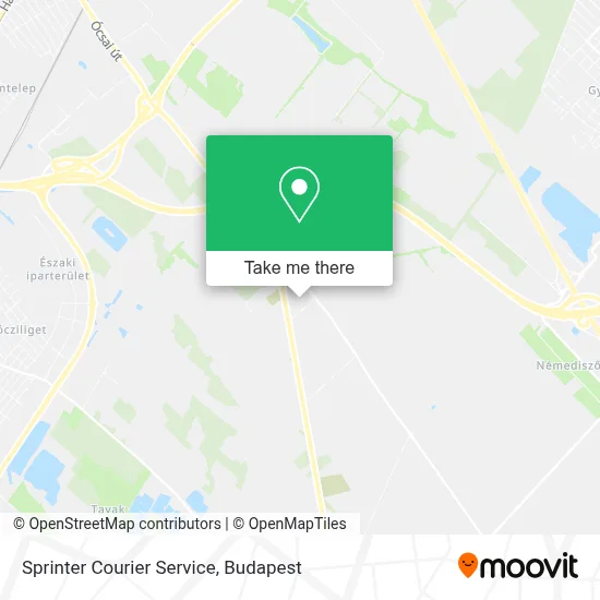 Sprinter Courier Service map