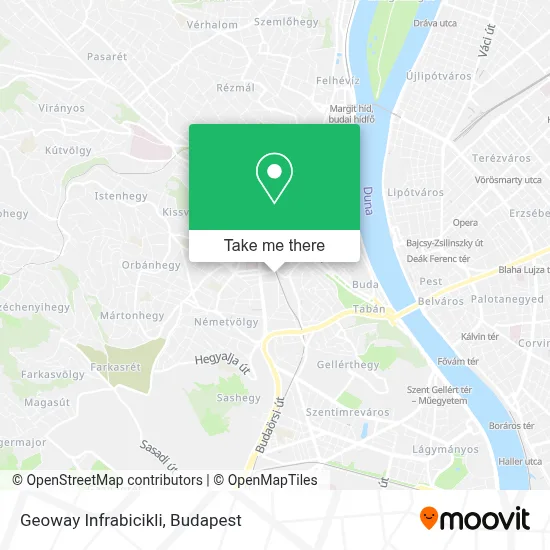 Geoway Infrabicikli map