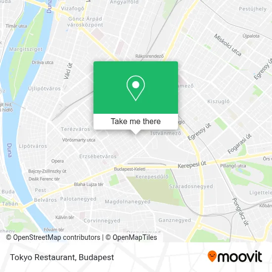 Tokyo Restaurant map