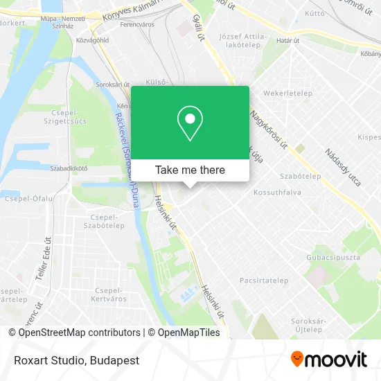 Roxart Studio map