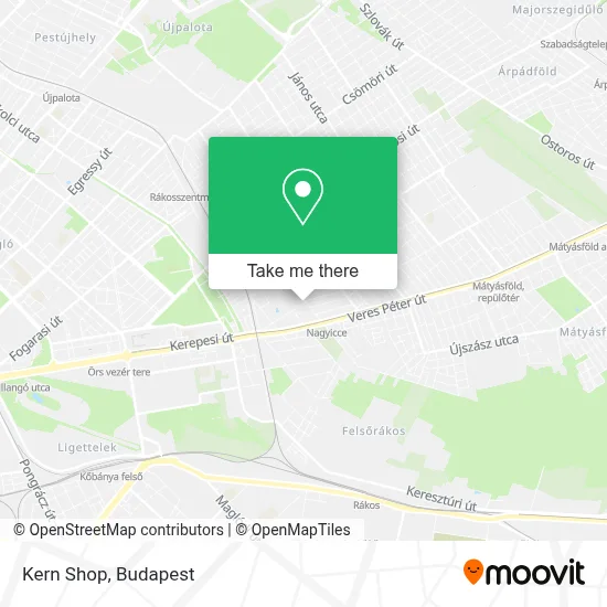 Kern Shop map