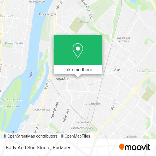 Body And Sun Studio map