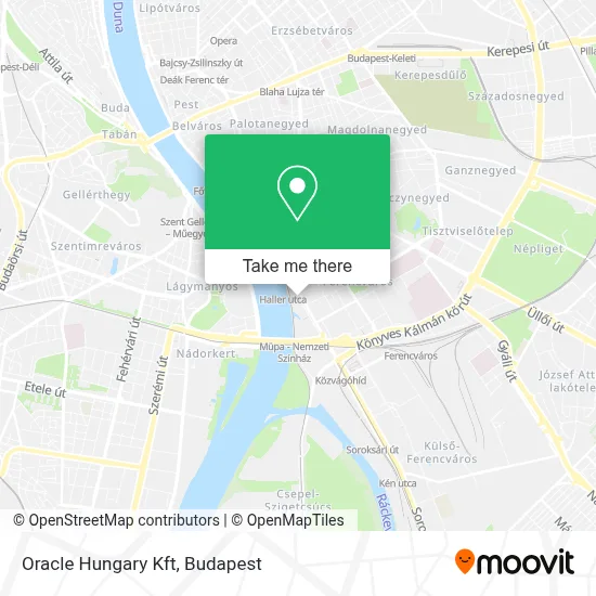 Oracle Hungary Kft map