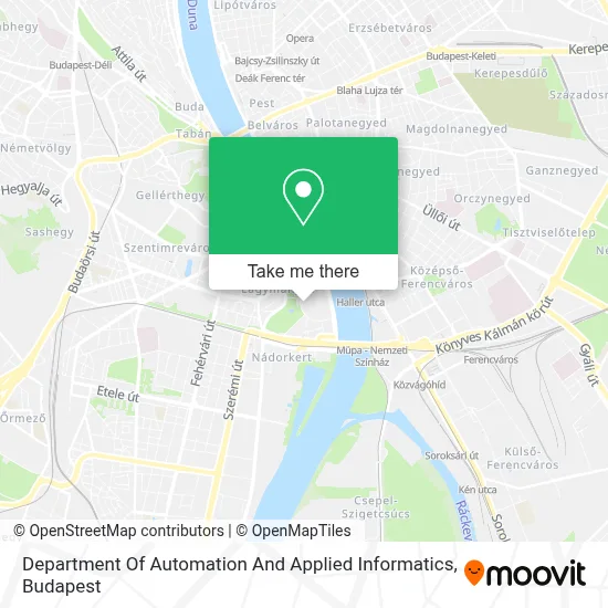 Department Of Automation And Applied Informatics map