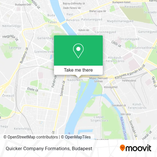 Quicker Company Formations map