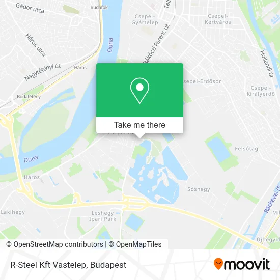 R-Steel Kft Vastelep map