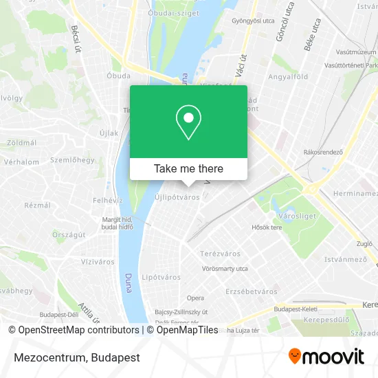 Mezocentrum map