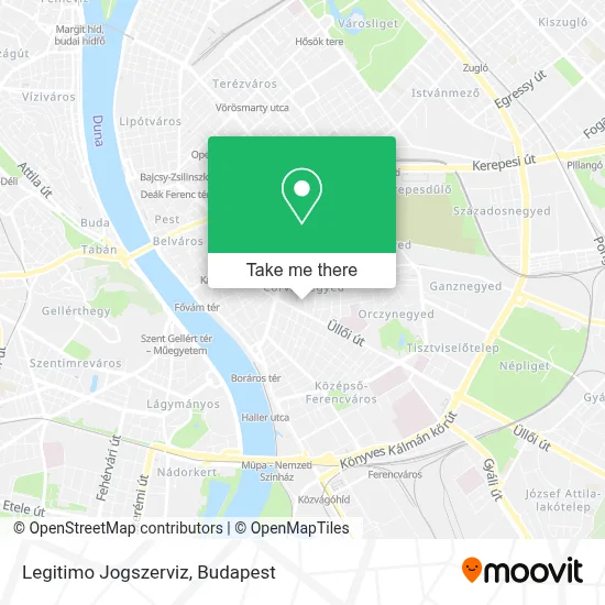 Legitimo Jogszerviz map