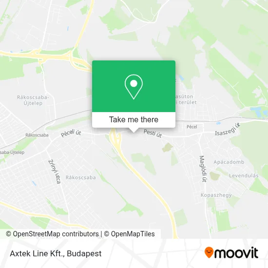 Axtek Line Kft. map