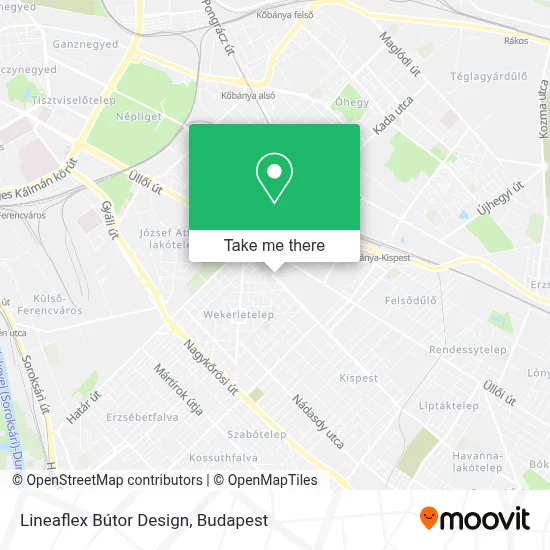 Lineaflex Bútor Design map