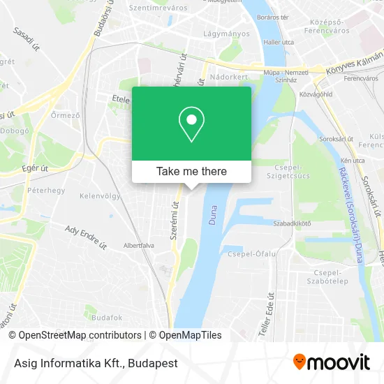 Asig Informatika Kft. map