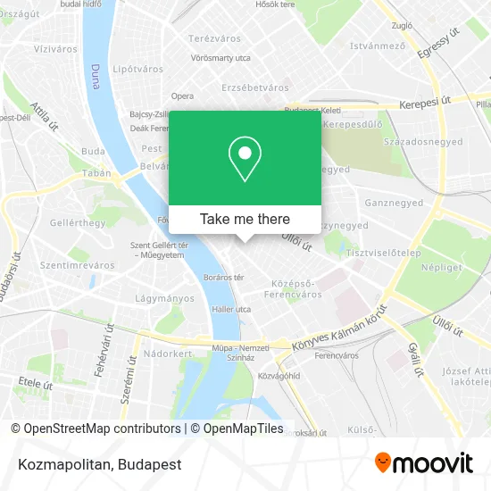 Kozmapolitan map