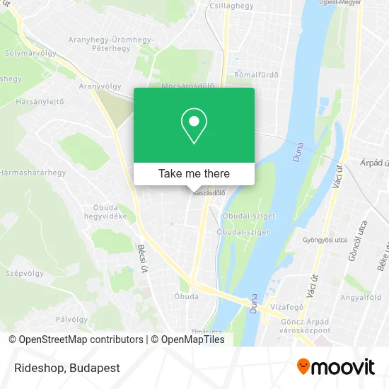 Rideshop map