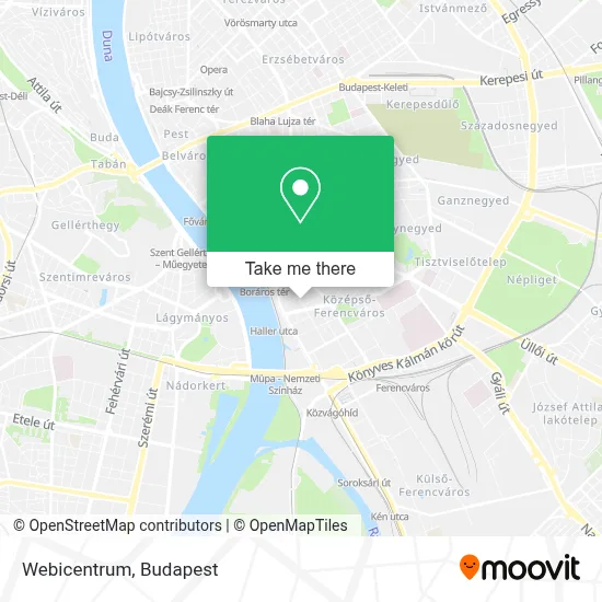 Webicentrum map