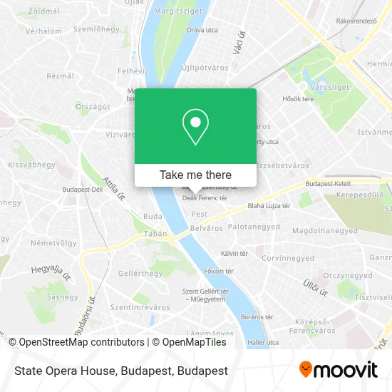 State Opera House, Budapest map
