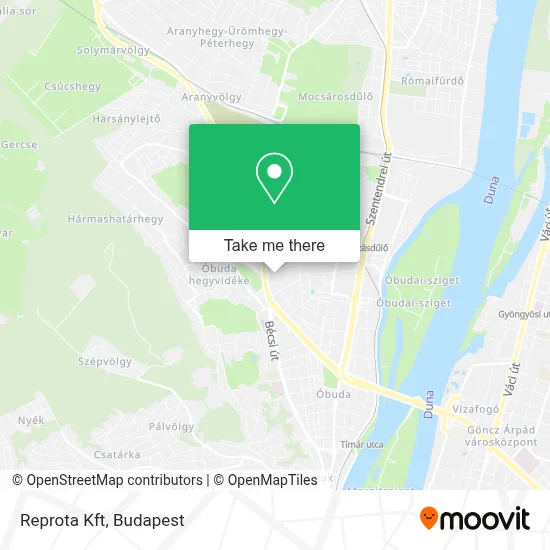 Reprota Kft map