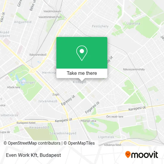Even Work Kft map