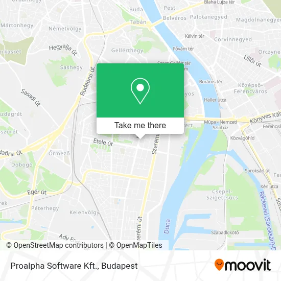 Proalpha Software Kft. map