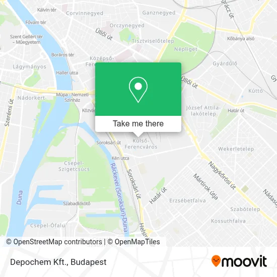 Depochem Kft. map