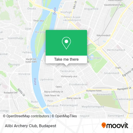 Alibi Archery Club map