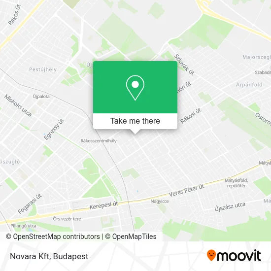 Novara Kft map
