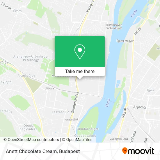 Anett Chocolate Cream map