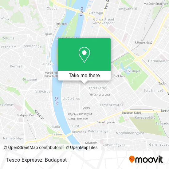 Tesco Expressz map