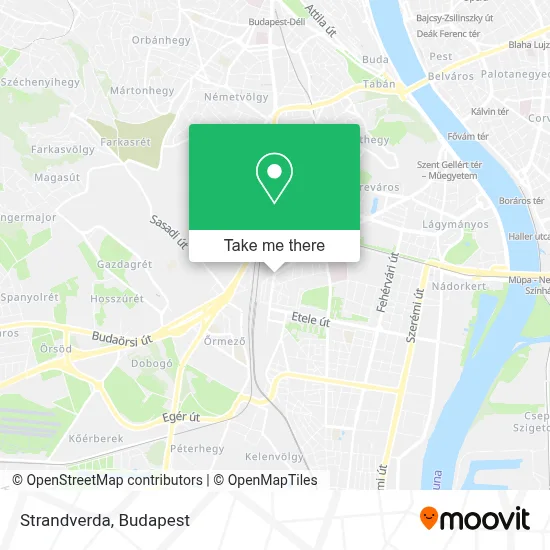 Strandverda map