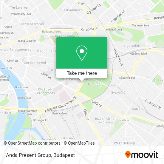 Anda Present Group map