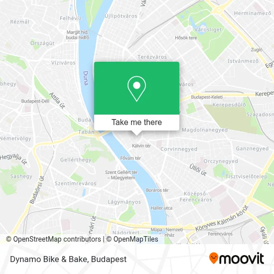 Dynamo Bike & Bake map