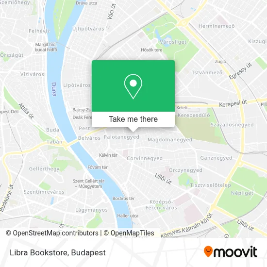 Libra Bookstore map