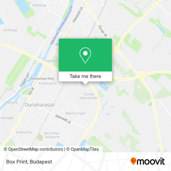 Box Print map