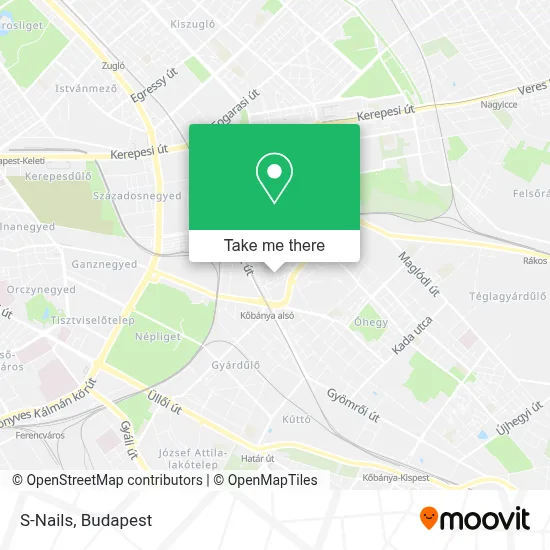 S-Nails map