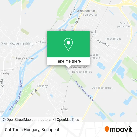 Cat Tools Hungary map