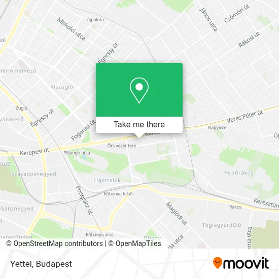 Yettel map