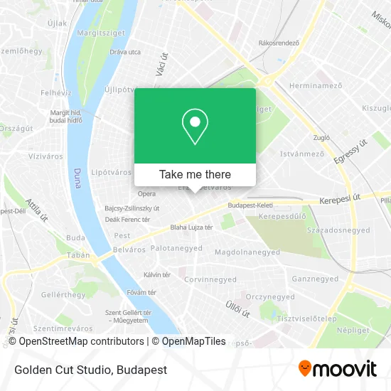 Golden Cut Studio map