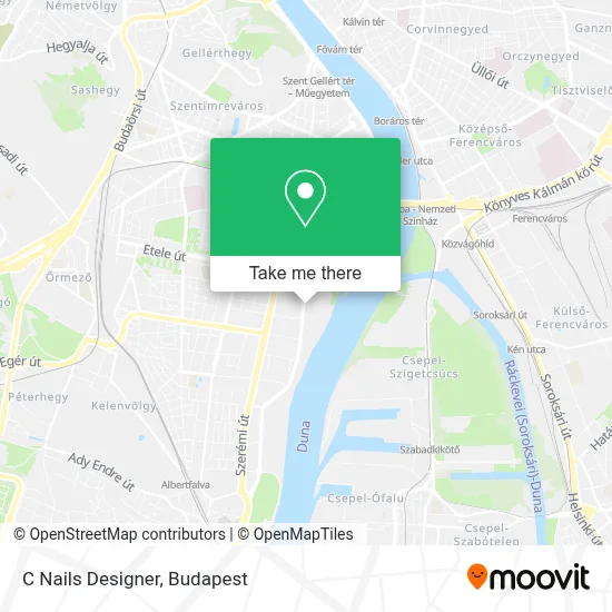 C Nails Designer map