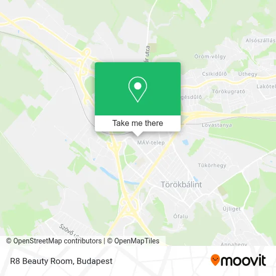 R8 Beauty Room map