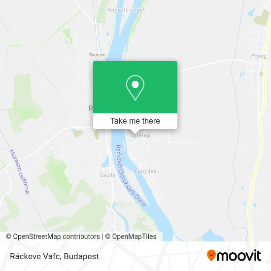 Ráckeve Vafc map