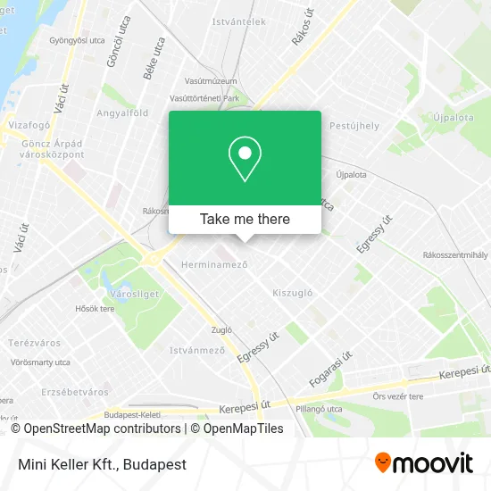 Mini Keller Kft. map