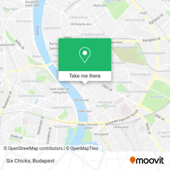 Six Chicks map