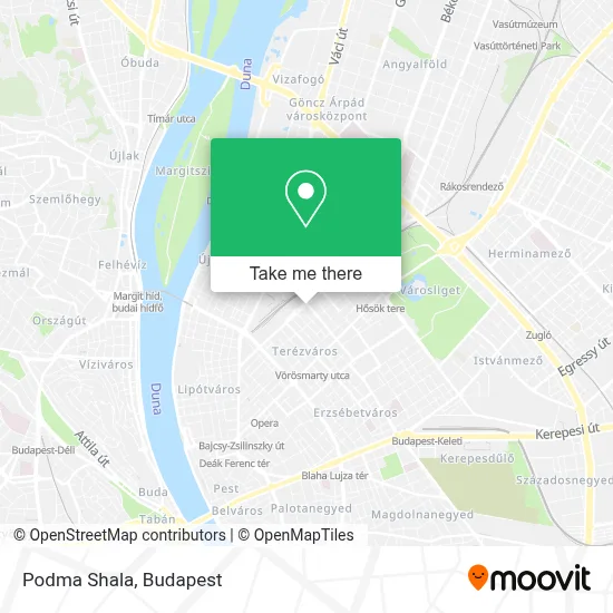 Podma Shala map