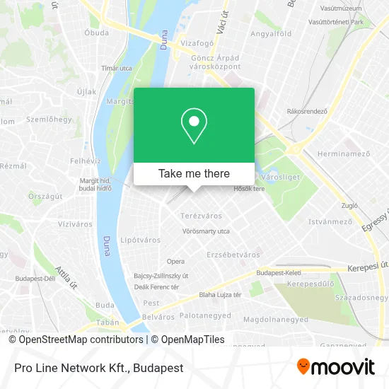 Pro Line Network Kft. map