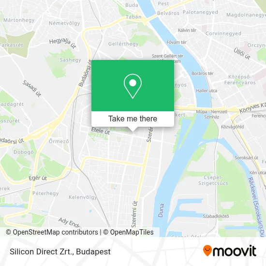 Silicon Direct Zrt. map